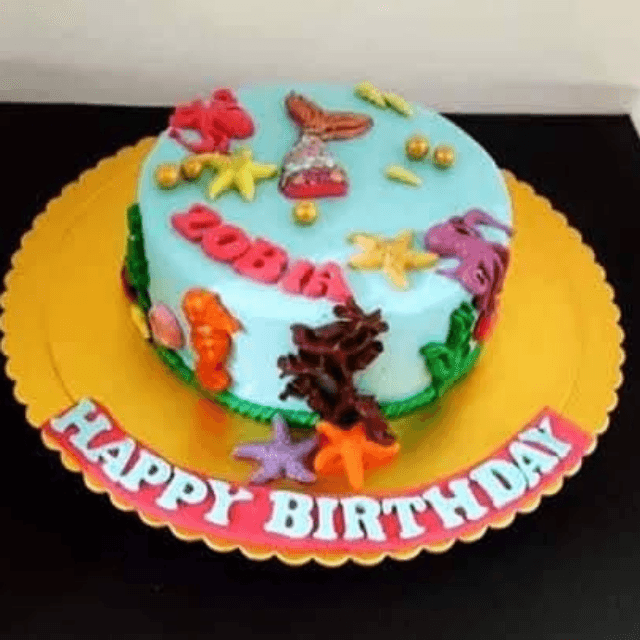 Multi Colour Birthday Cake