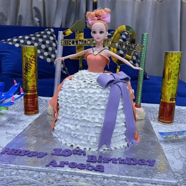 Doll Birthday Cake