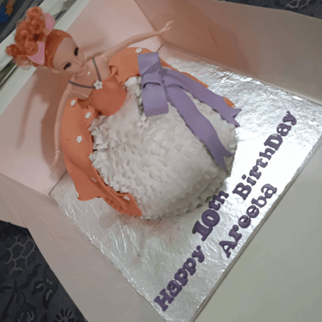 Doll Theme Birthday Cake