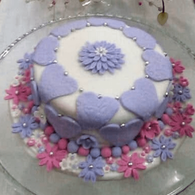Floral Theme Cake