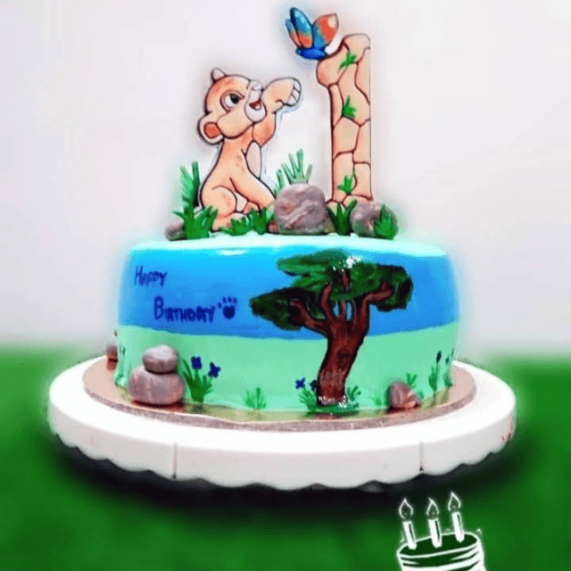 Jungle Theme Cake