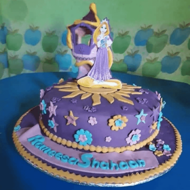 Princesses Birthday Theme Cake