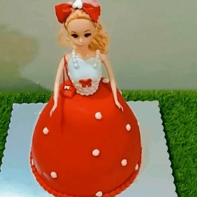 Doll Theme Birthday Cake