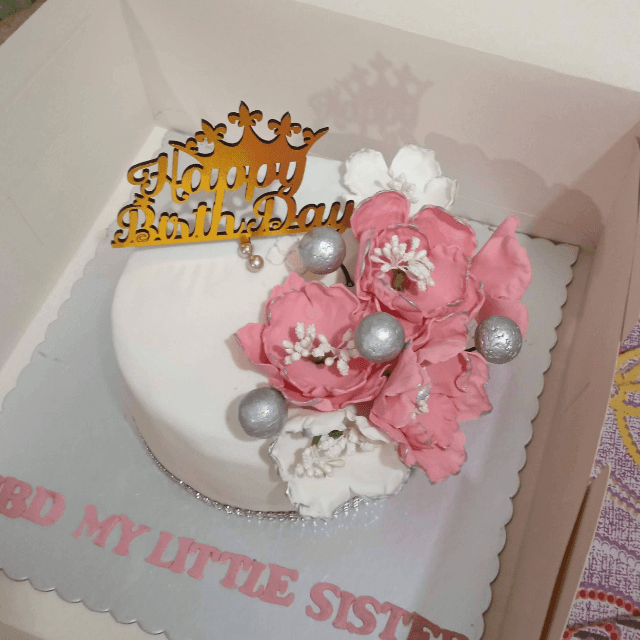 Floral Theme Cake