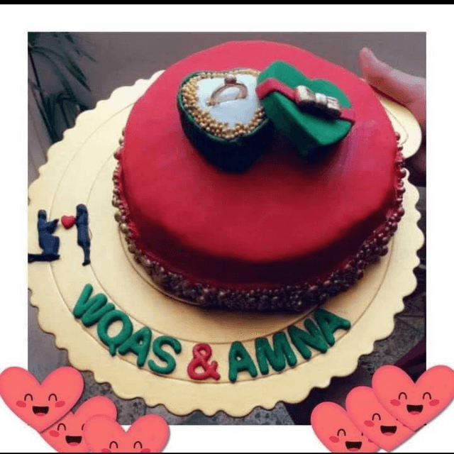 Proposal Theme Cake