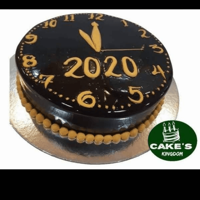 New Year Theme Cake