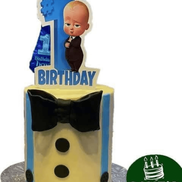 Baba First Birthday Cake