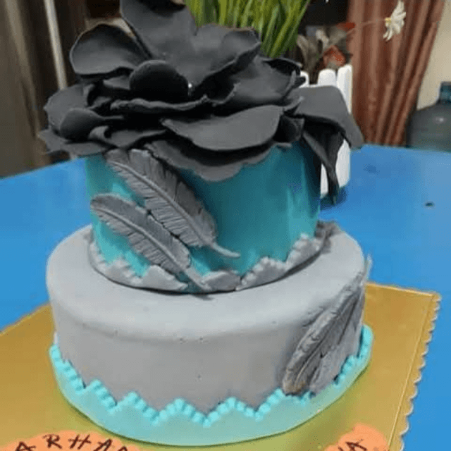 Floral Theme Cake