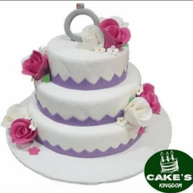 Engagement Theme Cake