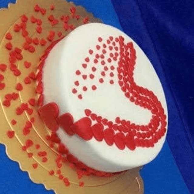 Hearts Cake