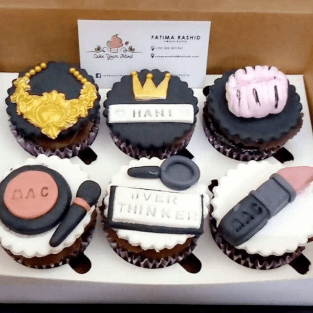 Makeup Customized Cupcakes