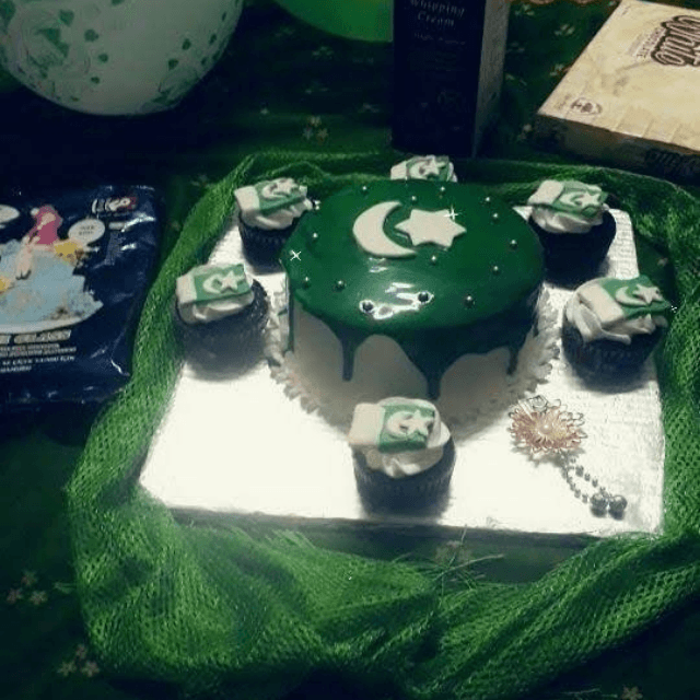 Pakistan Day Celebration Cake