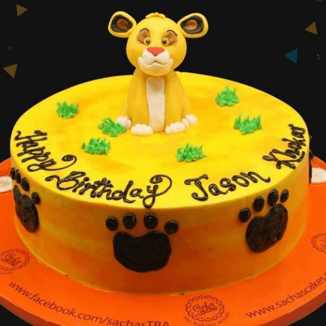 Tiger Pup Theme Cake