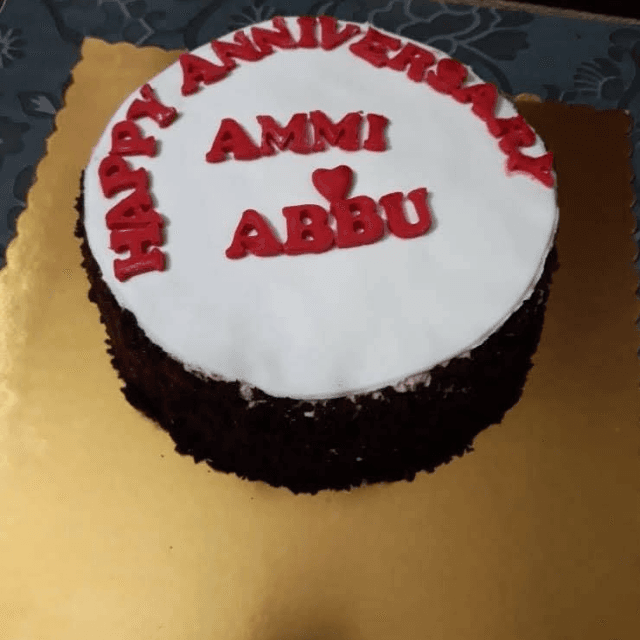 Happy Anniversary Celebration Cake