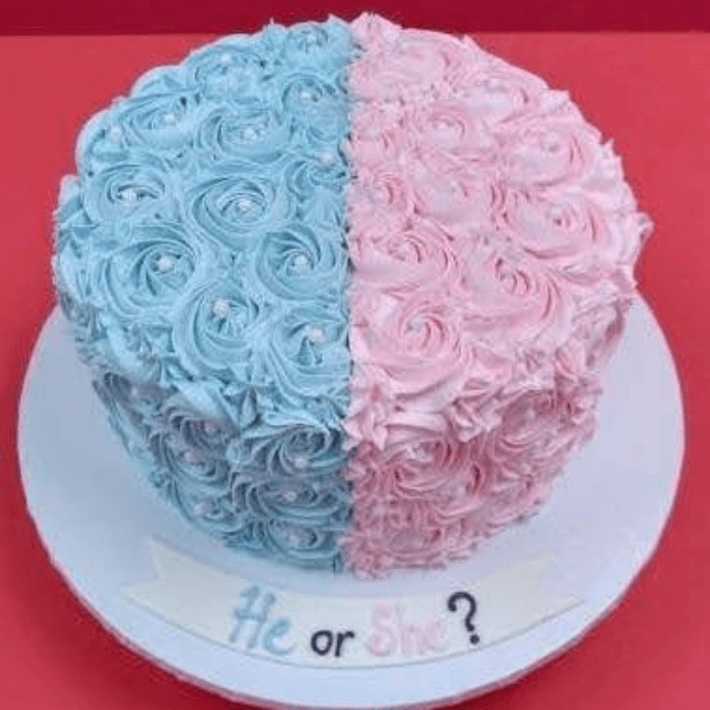 Twin Colour Cake