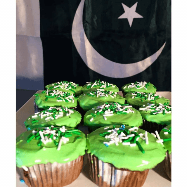 Pakistan Day Celebration Cupcakes