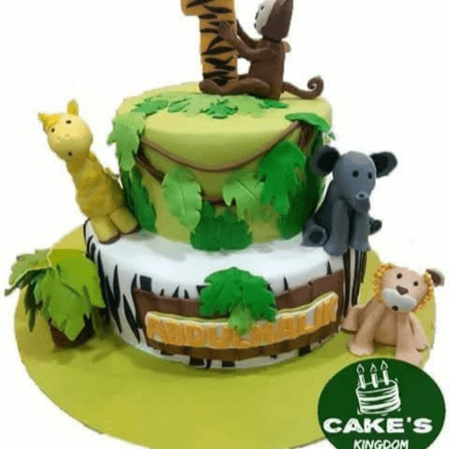 Jungle Theme Cake