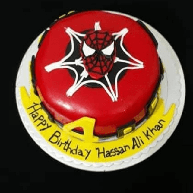 Spiderman Theme Cake