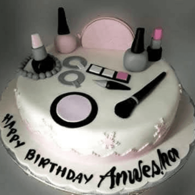 Makeup Theme Cake